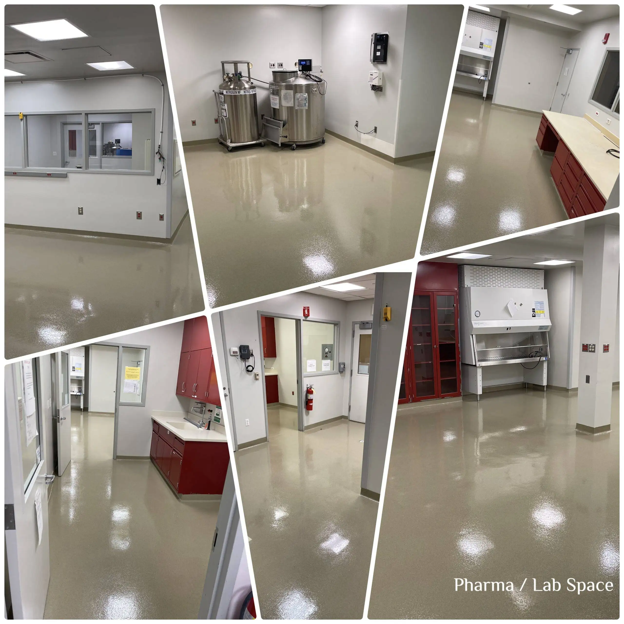 Seamless Hygienic Clean Room Flooring